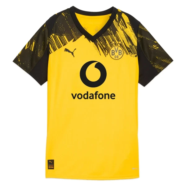 Borussia Dortmund Fotbollströja Dam Hemma 2025/26 Borussia Dortmund Fotbollströja Dam Hemma 2025/26