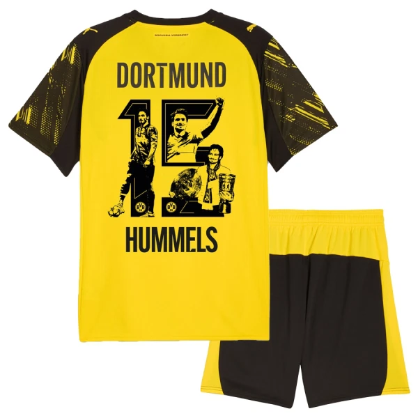 Borussia Dortmund Hummels 15 Fotbollströja Barn Hemma 2025/26 - Speciell Borussia Dortmund Hummels 15 Fotbollströja Barn Hemma 2025/26 - Speciell