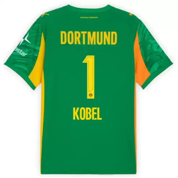 Borussia Dortmund Kobel 1 Målvakt Fotbollströja 2025/26 Grön Borussia Dortmund Kobel 1 Målvakt Fotbollströja 2025/26 Grön