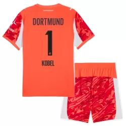 Borussia Dortmund Kobel 1 Målvakt Fotbollströja Barn 2025/26 Röd Borussia Dortmund Kobel 1 Målvakt Fotbollströja Barn 2025/26 Röd
