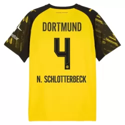 Borussia Dortmund N. Schlotterbeck 4 Fotbollströja Hemma 2025/26 Borussia Dortmund N. Schlotterbeck 4 Fotbollströja Hemma 2025/26