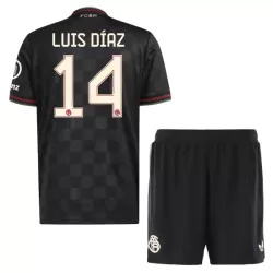 FC Bayern München Luis Díaz 14 Fotbollströja Barn Tredje 2025/26