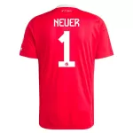 FC Bayern München Neuer 1 Målvakt Fotbollströja 2025/26 Röd