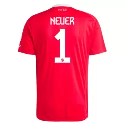 FC Bayern München Neuer 1 Målvakt Fotbollströja 2025/26 Röd FC Bayern München Neuer 1 Målvakt Fotbollströja 2025/26 Röd