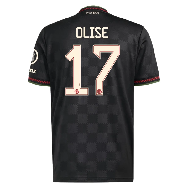 FC Bayern München Olise 17 Fotbollströja Tredje 2025/26 FC Bayern München Olise 17 Fotbollströja Tredje 2025/26