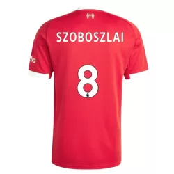 Liverpool Dominik Szoboszlai 8 Fotbollströja Hemma 2025/26 Liverpool Dominik Szoboszlai 8 Fotbollströja Hemma 2025/26