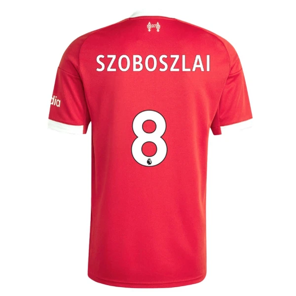 Liverpool Dominik Szoboszlai 8 Fotbollströja Hemma 2025/26 Liverpool Dominik Szoboszlai 8 Fotbollströja Hemma 2025/26