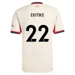 Liverpool Ekitike 22 Fotbollströja Borta 2025/26