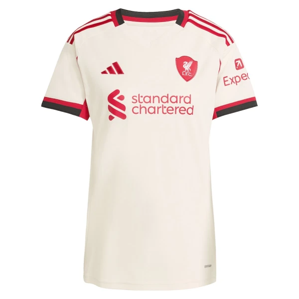 Liverpool Fotbollströja Dam Borta 2025/26 Liverpool Fotbollströja Dam Borta 2025/26
