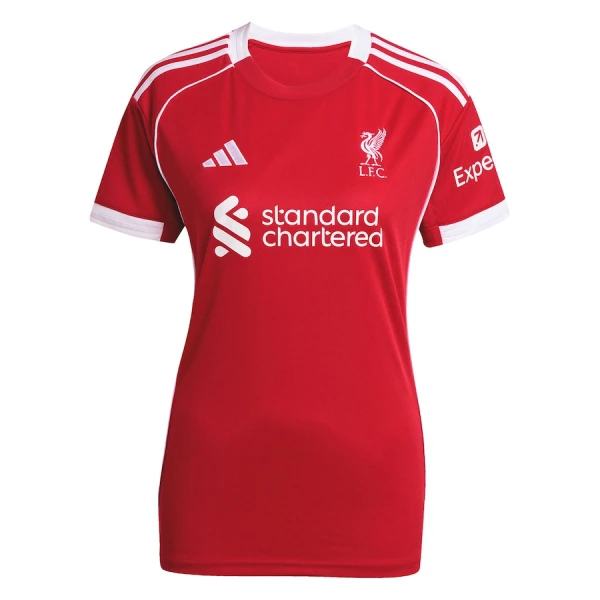 Liverpool Fotbollströja Dam Hemma 2025/26 Liverpool Fotbollströja Dam Hemma 2025/26