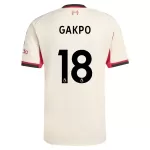 Liverpool Gakpo 18 Fotbollströja Borta 2025/26