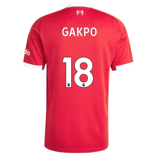 Liverpool Gakpo 18 Fotbollströja Hemma 2025/26 Liverpool Gakpo 18 Fotbollströja Hemma 2025/26