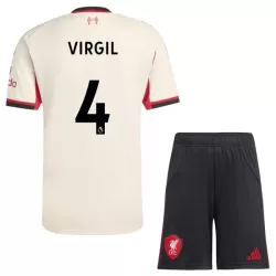 Liverpool Virgil 4 Fotbollströja Barn Borta 2025/26 Liverpool Virgil 4 Fotbollströja Barn Borta 2025/26