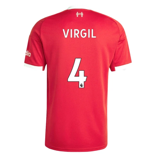 Liverpool Virgil 4 Fotbollströja Hemma 2025/26 Liverpool Virgil 4 Fotbollströja Hemma 2025/26