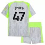 Manchester City Foden 47 Fotbollströja Barn Tredje 2025/26