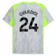 Manchester City Gvardiol 24 Fotbollströja Tredje 2025/26 Manchester City Gvardiol 24 Fotbollströja Tredje 2025/26