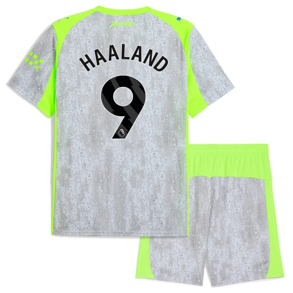 Manchester City Haaland 9 Fotbollströja Barn Tredje 2025/26 Manchester City Haaland 9 Fotbollströja Barn Tredje 2025/26