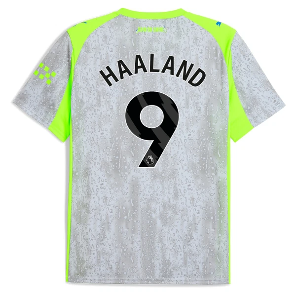 Manchester City Haaland 9 Fotbollströja Tredje 2025/26 Manchester City Haaland 9 Fotbollströja Tredje 2025/26