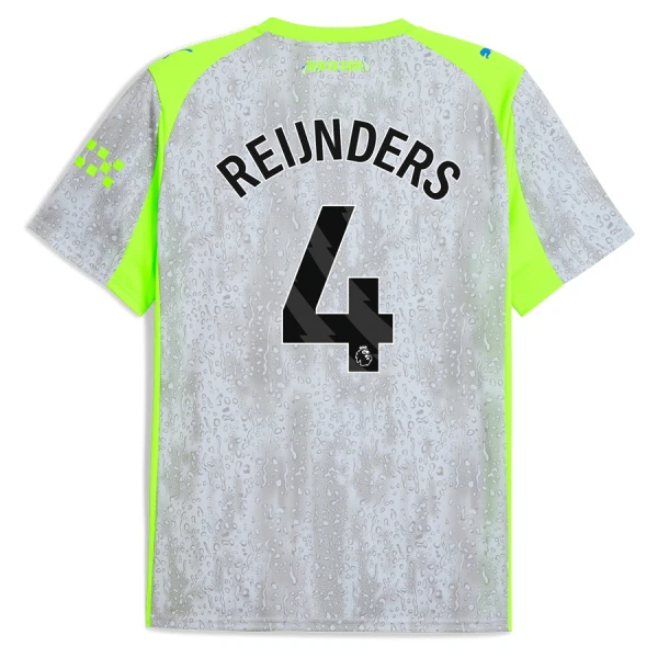 Manchester City Reijnders 4 Fotbollströja Tredje 2025/26 Manchester City Reijnders 4 Fotbollströja Tredje 2025/26