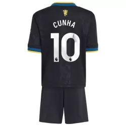 Manchester United Cunha 10 Fotbollströja Barn Tredje 2025/26 Manchester United Cunha 10 Fotbollströja Barn Tredje 2025/26