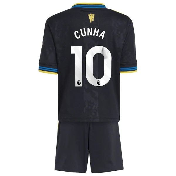 Manchester United Cunha 10 Fotbollströja Barn Tredje 2025/26 Manchester United Cunha 10 Fotbollströja Barn Tredje 2025/26