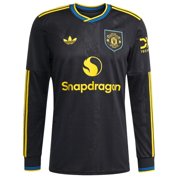 Manchester United Fotbollströja Tredje 2025/26 Långärmad Manchester United Fotbollströja Tredje 2025/26 Långärmad