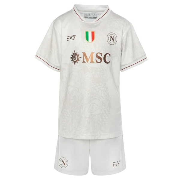 Napoli Fotbollströja Barn Borta 2025/26 Napoli Fotbollströja Barn Borta 2025/26