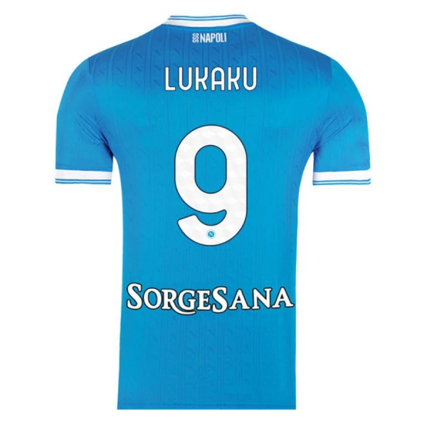 Napoli Lukaku 9 Fotbollströja Hemma 2025/26 Napoli Lukaku 9 Fotbollströja Hemma 2025/26