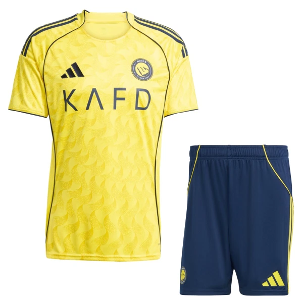 Al Nassr Fotbollströja Barn Hemma 2025/26 Al Nassr Fotbollströja Barn Hemma 2025/26