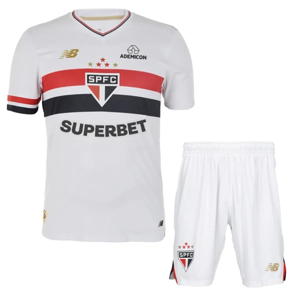 São Paulo Fotbollströja Barn Hemma 2025/26 São Paulo Fotbollströja Barn Hemma 2025/26