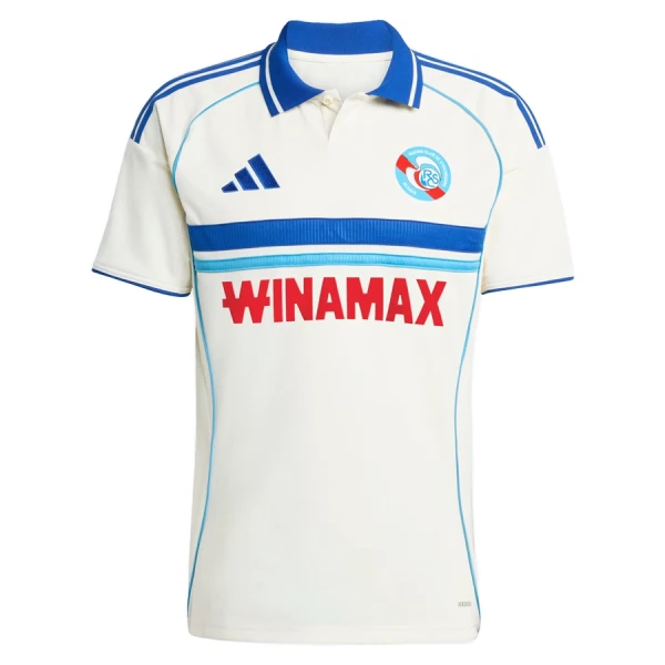 Strasbourg Fotbollströja Borta 2025/26 Strasbourg Fotbollströja Borta 2025/26