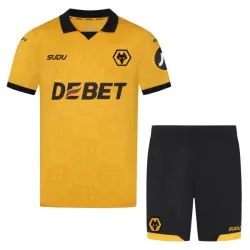 Wolverhampton Fotbollströja Barn Hemma 2025/26 Wolverhampton Fotbollströja Barn Hemma 2025/26