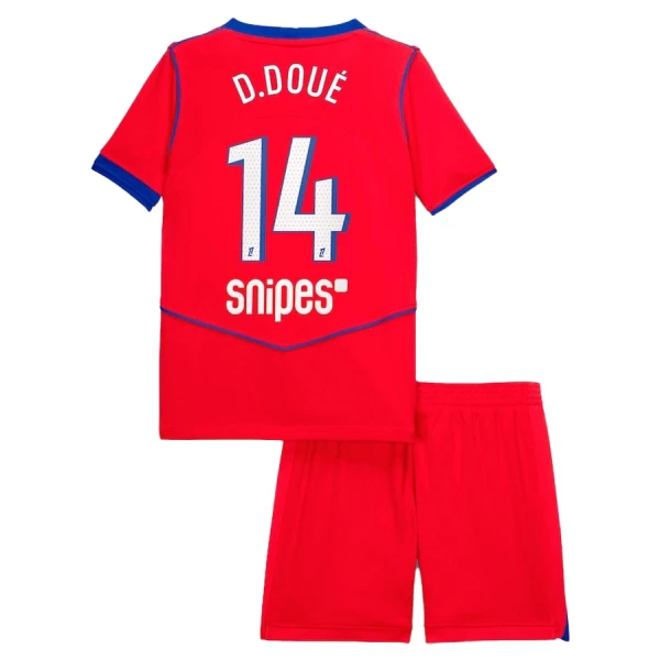 Paris Saint-Germain Desire Doue 14 Fotbollströja Barn Tredje 2025/26 Paris Saint-Germain Desire Doue 14 Fotbollströja Barn Tredje 2025/26