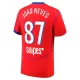 Paris Saint-Germain Joao Neves 87 Fotbollströja Tredje 2025/26 Paris Saint-Germain Joao Neves 87 Fotbollströja Tredje 2025/26