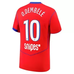 Paris Saint-Germain O. Dembele 10 Fotbollströja Tredje 2025/26 Paris Saint-Germain O. Dembele 10 Fotbollströja Tredje 2025/26