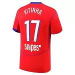 Paris Saint-Germain Vitinha 17 Fotbollströja Tredje 2025/26