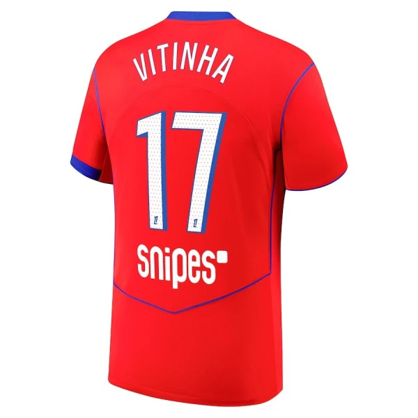 Paris Saint-Germain Vitinha 17 Fotbollströja Tredje 2025/26 Paris Saint-Germain Vitinha 17 Fotbollströja Tredje 2025/26