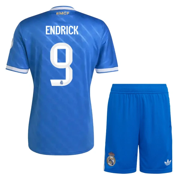 Real Madrid Endrick 9 Fotbollströja Barn Tredje 2025/26 Real Madrid Endrick 9 Fotbollströja Barn Tredje 2025/26
