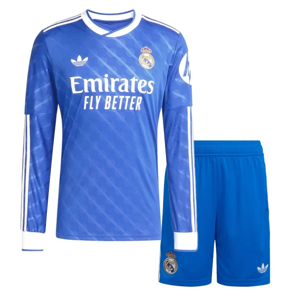 Real Madrid Fotbollströja Barn Tredje 2025/26 Långärmad Real Madrid Fotbollströja Barn Tredje 2025/26 Långärmad