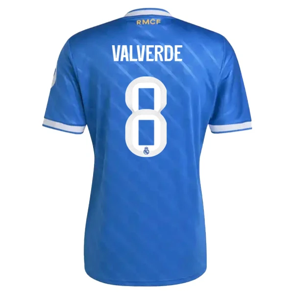 Real Madrid Valverde 8 Fotbollströja Tredje 2025/26 Real Madrid Valverde 8 Fotbollströja Tredje 2025/26