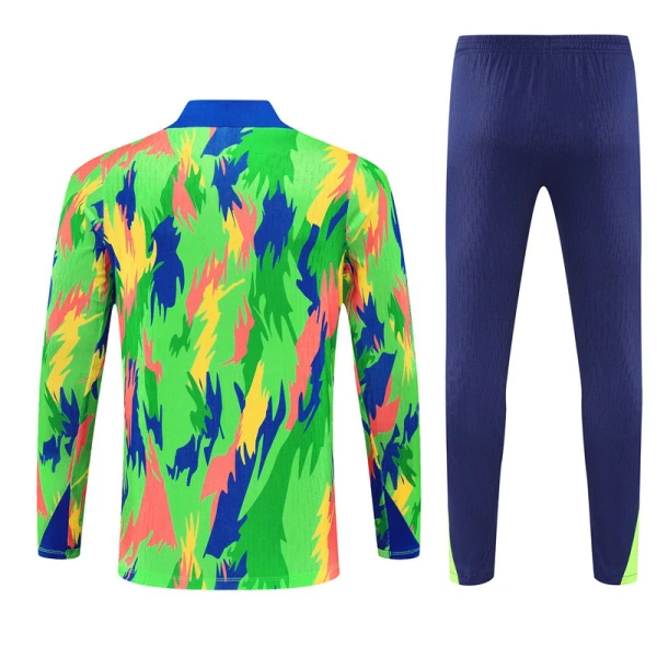Brasilien Träningströjasats Quarter-Zip 2025/26 Grön