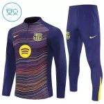 FC Barcelona Träningströjasats Quarter-Zip Barn 2025/26 Navy