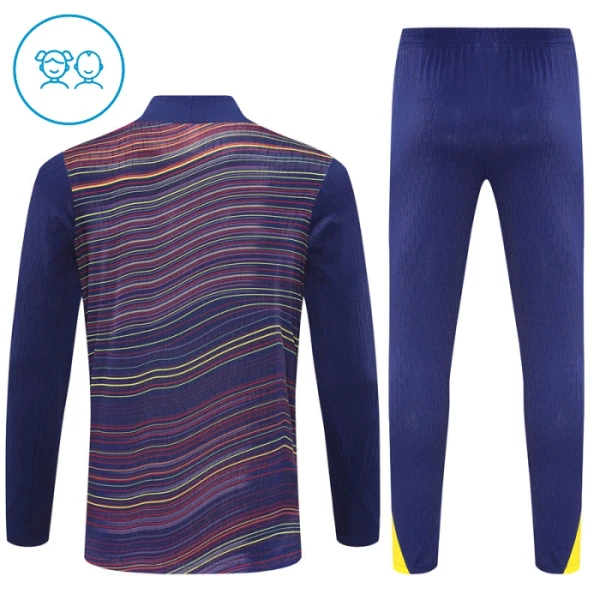 FC Barcelona Träningströjasats Quarter-Zip Barn 2025/26 Navy
