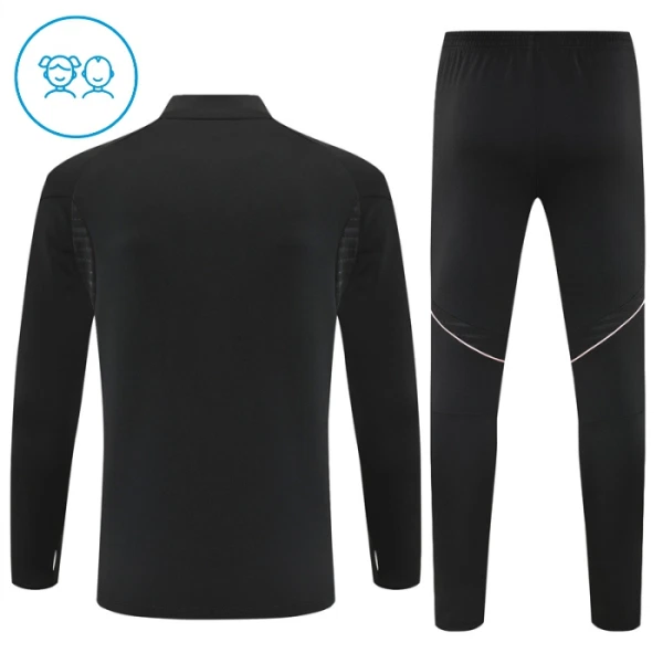 Juventus Träningströjasats Quarter-Zip Barn 2025/26 Svart