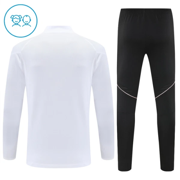 Juventus Träningströjasats Quarter-Zip Barn 2025/26 Vit