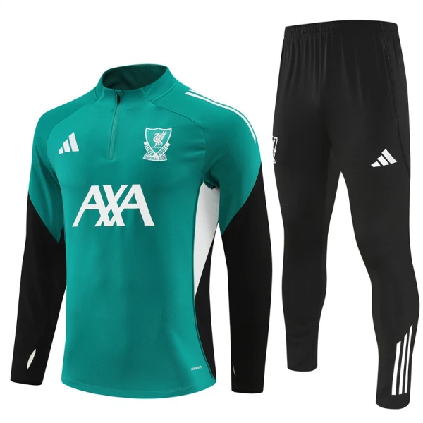 Liverpool Träningströjasats Quarter-Zip 2025/26 Grön
