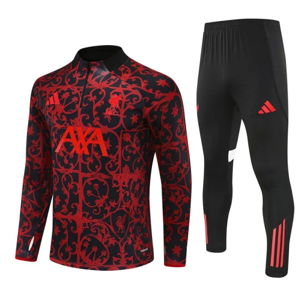 Liverpool Träningströjasats Quarter-Zip 2025/26 Svart