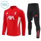 Liverpool Träningströjasats Quarter-Zip Barn 2025/26 Röd
