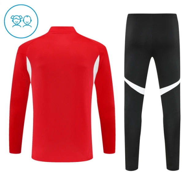 Liverpool Träningströjasats Quarter-Zip Barn 2025/26 Röd