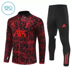 Liverpool Träningströjasats Quarter-Zip Barn 2025/26 Svart